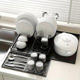 Multifunctional Silicone Coffee Bar Mat with Drainage