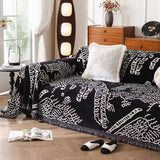 Nature Sketch Pattern Sofa Cover