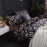 Noir Enigma Duvet Cover Set | 3pcs Duvet Cover Set
