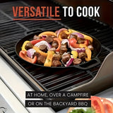 Non-Stick Cast Iron Griddle Skillet Pan