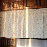 Nordic Bloom Kitchen Cabinet Curtain