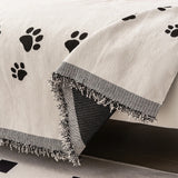 Nordic Cat Paw Chenille Sofa Cover