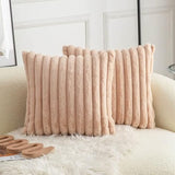 Nouvia Faux Fur Plush Cushion Cover
