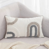 Nuvia Gray White Cushion Cover