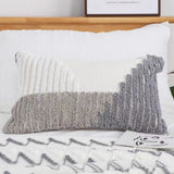 Nuvia Gray White Cushion Cover