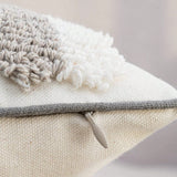 Nuvia Gray White Cushion Cover