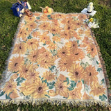 Sun Floral Outdoor Picnic Blanket