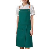 Unisex Split Skirt Apron with Pockets
