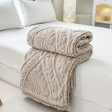 Paris Weave Jacquard Fleece Blanket