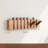 Piano Foldable Wooden Flip Hook Wall Rack