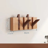 Piano Foldable Wooden Flip Hook Wall Rack