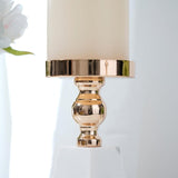 Pyramid Gold Marble Candle Holder