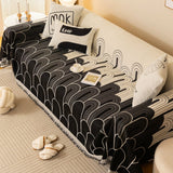 Rainbow Arches Chenille Sofa Cover