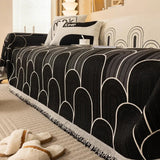 Rainbow Arches Chenille Sofa Cover