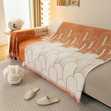 Rainbow Arches Chenille Sofa Cover