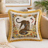 Housse de coussin en velours artistique Tigre royal