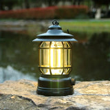 Retro Glow Camping Lantern Lamp