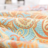 Reversible Paisley Bohemian Cotton Blanket