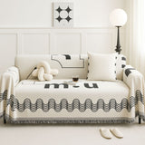 Ripple Curve Line Flow Sofa Cover