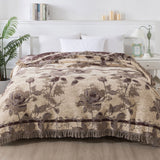 Rosewood Grace Throw Cotton Blanket