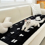 Ruffled Cloud Edge Quilted Couch Cover