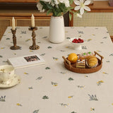 Rustic Bloom Tassel Tablecloth