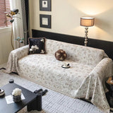 Rustic Blossom Ivory Floral Sofa Cover
