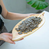 Rustic Leaf Wooden Serving Trays