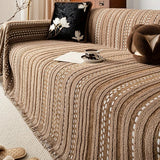 Sahara Style Plush Boho Sofa Cover Blanket