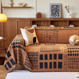 Savanna Geo Chenille Sofa Cover