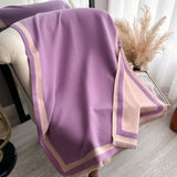 Savéra Striped Double-Sided Poncho Scarf