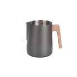 Scandinavian Wood Handle Stainless Milk Pitcher