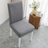Seraphine Embossed Oval Knitting Dining Chair Cover