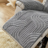 Silven Plush Thickened Anti-Slip Recliner Sofa Cover