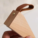 Sleek Wooden Door Stopper