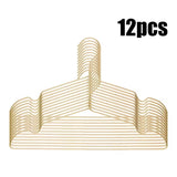 SlimLine Aluminum Clothes Hangers | 12pcs Set