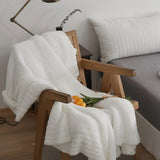 Soft Nest Minimalist Knit Throw Blanket