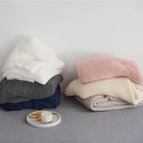 Soft Nest Minimalist Knit Throw Blanket
