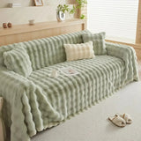 Rabbit Faux Fur Blanket Soft Sofa Cover