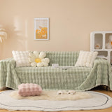 Rabbit Faux Fur Blanket Soft Sofa Cover