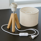 Solara Minimalist Tripod Table Lamp