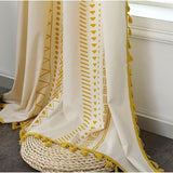 Solstice Loom Artisan Tassel Curtain