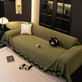 Sora Line Tasseled Sofa Cover