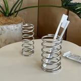 Stainless Steel Spiral Toothbrush Holder