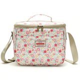 Stylish Retro Floral Insulated Picnic Lunch Bag