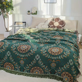 Sunfern Vintage Reversible Cotton Blanket