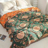 Sunfern Vintage Reversible Cotton Blanket