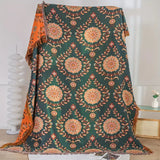 Sunfern Vintage Reversible Cotton Blanket