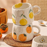 Sunny Fruit Ceramic Coffee Mug Collection