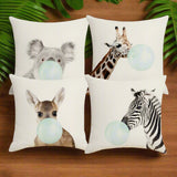 Gum Pop Animal Cushion Covers